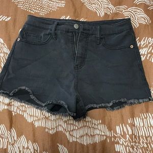 Black high waisted shorts